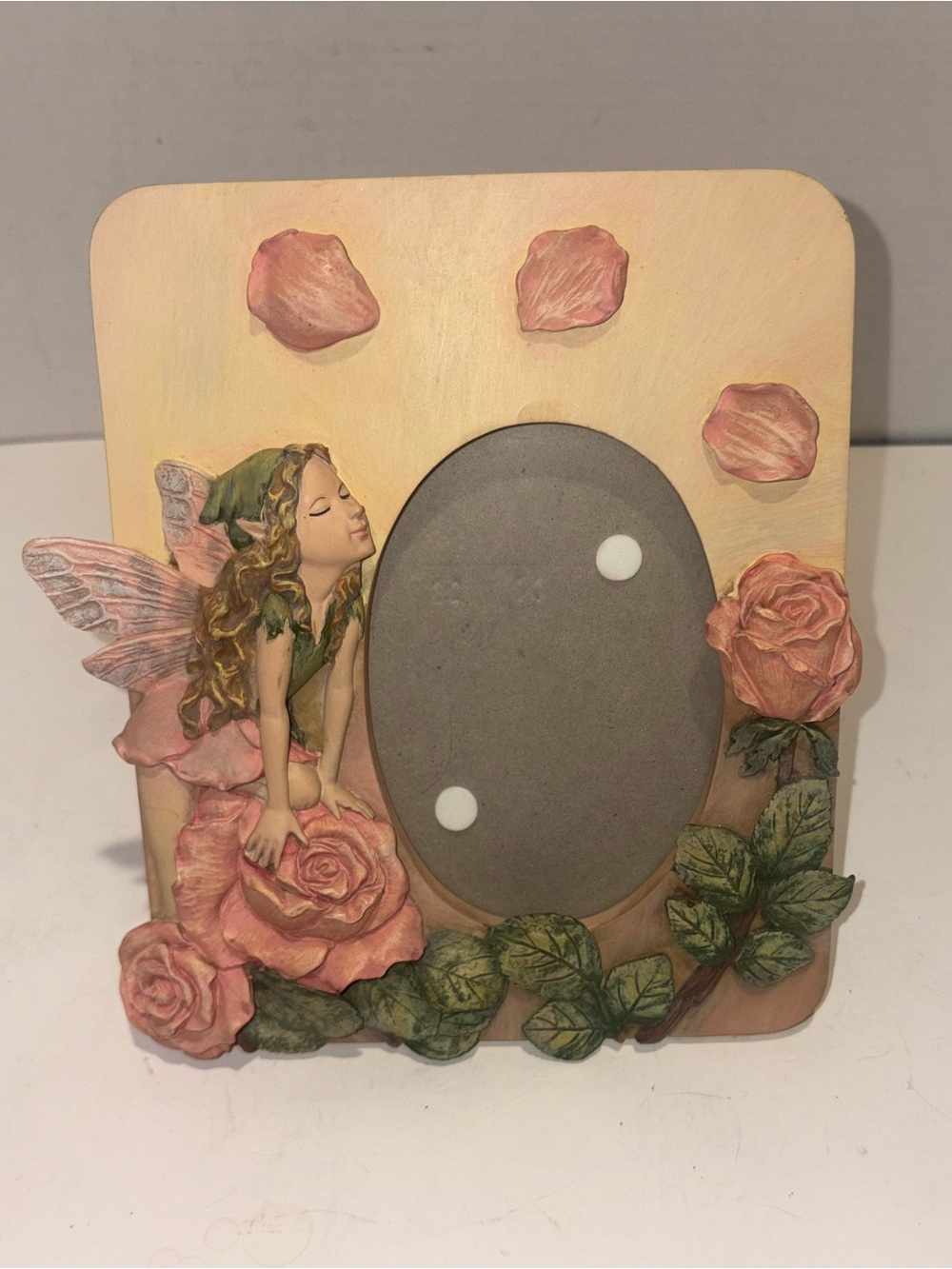 Fairy Rose Decorative Photo Frame - Pink